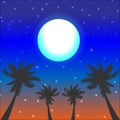 Summer Night Royalty Free Stock Photo