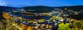 Moselle River And Cochem Panorama, Germany At Night Royalty Free Stock Photo