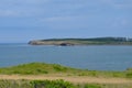 Summer in Nova Scotia: Schooner Pond Cove and Donkin Mine Royalty Free Stock Photo
