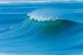 Wave Peak Ocean Surfing Landscape Royalty Free Stock Photo