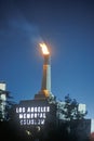 Summer Olympic closing ceremonies at the Los Angeles Memorial Coliseum, Los Angeles, California