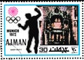Summer Olympics 1972 postage stamp, Munich