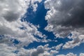 Summer in Omaha, blue sky background over Ed Zorinsky lake park, Omaha, Nebraska