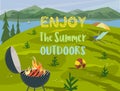 Summer outdoors concept