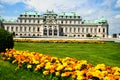 Summer palace Belvedere in Vienna Royalty Free Stock Photo