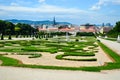 Summer palace Belvedere in Vienna Royalty Free Stock Photo