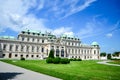 Summer palace Belvedere in Vienna Royalty Free Stock Photo