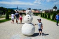 Summer palace Belvedere in Vienna Royalty Free Stock Photo