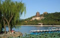Summer palace with boat