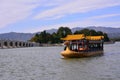 The Summer Palace Dragon Boat Royalty Free Stock Photo