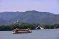 The Summer Palace Dragon Boat Royalty Free Stock Photo