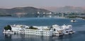 summer palace at lake Pichola in Udaipur in india