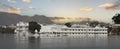 summer palace at lake Pichola in Udaipur in india