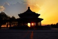 Beijing Summer Palace, sunset Royalty Free Stock Photo