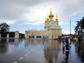 The Summer palace in St.Petersburg after raining