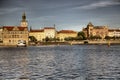 Summer panorama of Prague