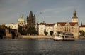 Summer panorama of Prague