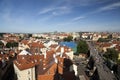 Summer panorama of Prague