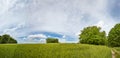 Summer panoramic landsc Royalty Free Stock Photo