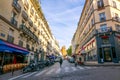 Summer Paris Street in the Montmartre District