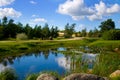 Summer park in Ventspils