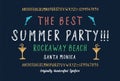 Summer Party Font