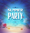 Summer party poster