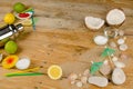 Summer party table still life Royalty Free Stock Photo