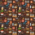 Summer Picnic and Barbecue Pattern