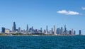 Chicago Skyline From Oakwood St. Beach