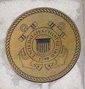 Department of the United States Coast Guard Emblem Royalty Free Stock Photo