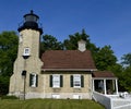 South View White River Lighthouse Royalty Free Stock Photo
