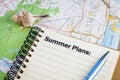 Summer Plans list Royalty Free Stock Photo