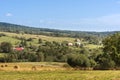 Summer Polish landscape in Sudety mountains