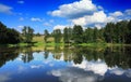 Summer pond Royalty Free Stock Photo