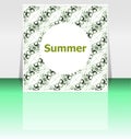 Summer poster. summer background. Effects poster, frame. Happy holidays card, Enjoy your summer Royalty Free Stock Photo