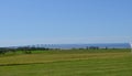 Summer on Prince Edward Island: Confederation Bridge and Northumberland Strait Royalty Free Stock Photo