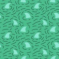 Summer print animals dolphin seamless shark fin pattern for fabrics and wrapping and kids clothes and beach textiles Royalty Free Stock Photo