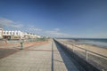 Summer Promenade In Tywyn, Wales Royalty Free Stock Photo