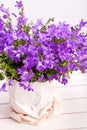 Summer purple flower decoration