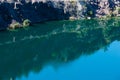 Summer Radon Lake in place of flooded granite quarry, Mygia, Ukraine