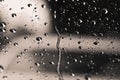 Summer rain in San Francisco 2018 Royalty Free Stock Photo