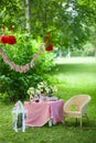 Summer red and green decor Royalty Free Stock Photo