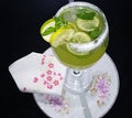 Summer Refreshing Drink Mint Margarita Ã°Å¸âÅ Royalty Free Stock Photo