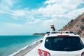 Summer roadtrip to the beach Royalty Free Stock Photo
