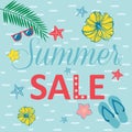 Summer sale background layout for banners, Wallpaper, flyers, invitation, posters, brochure, voucher discount.Vector illustration