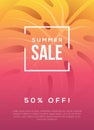 Summer sale banner