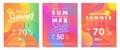 Summer sale banners