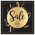 Summer Sale Luxury black,pink and gold Banner, for Discount Poster, Fashion Sale, backgrounds, in vector