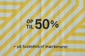 50% summer sale at Magasin du nord department store